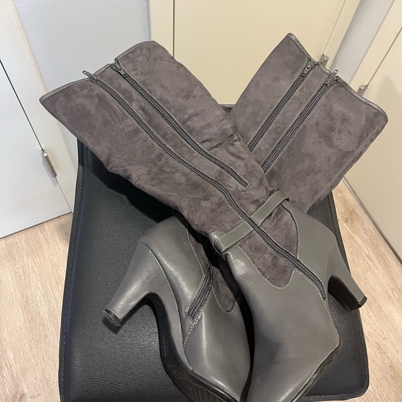 Gray boots - Picture 4 of 7